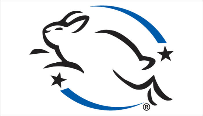 Brands with this logo are not tested on animals