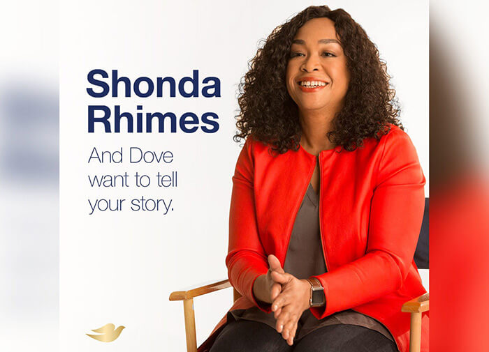 Shonda Rhimes Partners with Dove for Real Beauty Productions